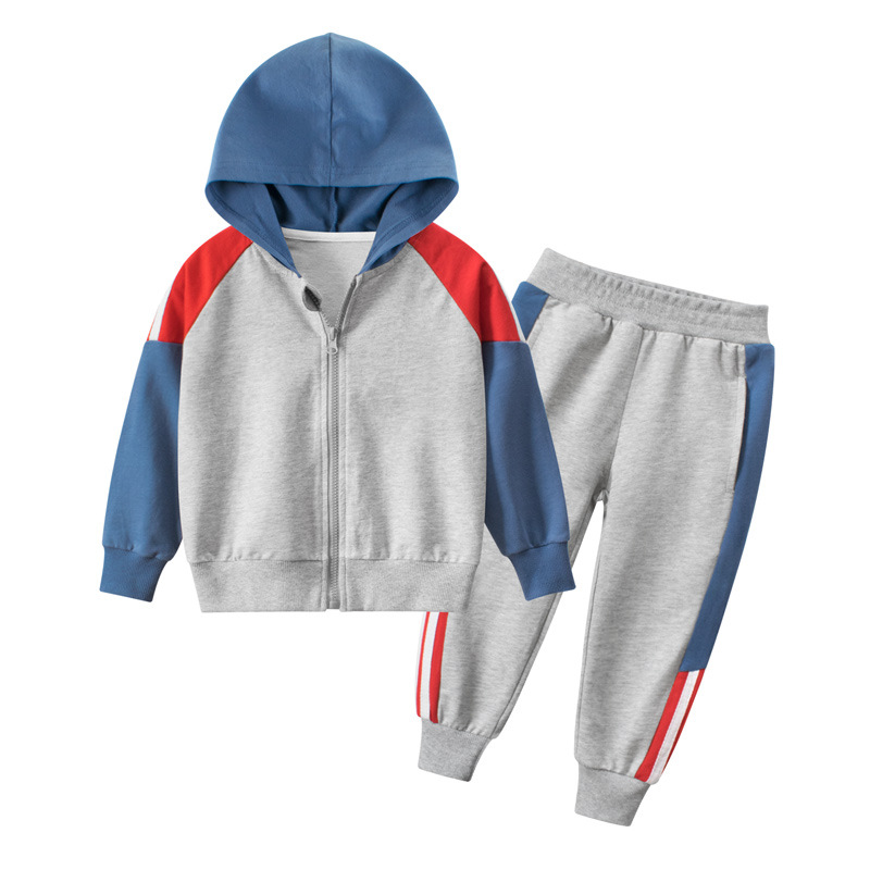 

Костюм детский 2 в 1 спортивный с полосками серый Sport life 27 KIDS (130) Серый (59159)