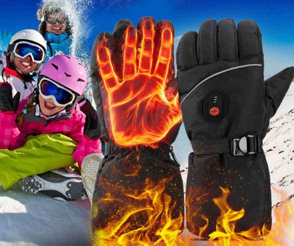 

Перчатки с подогревом Eco-obogrev P-AA 5V USB thermostat с регулировкой температуры, боксы с акумуляторами АА и зарядным устройством