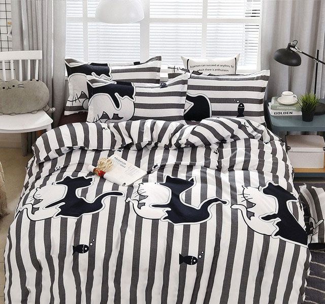 

Пододеяльник MirSon Бязь Premium 17-0474 Spring cats 143 x 210 см