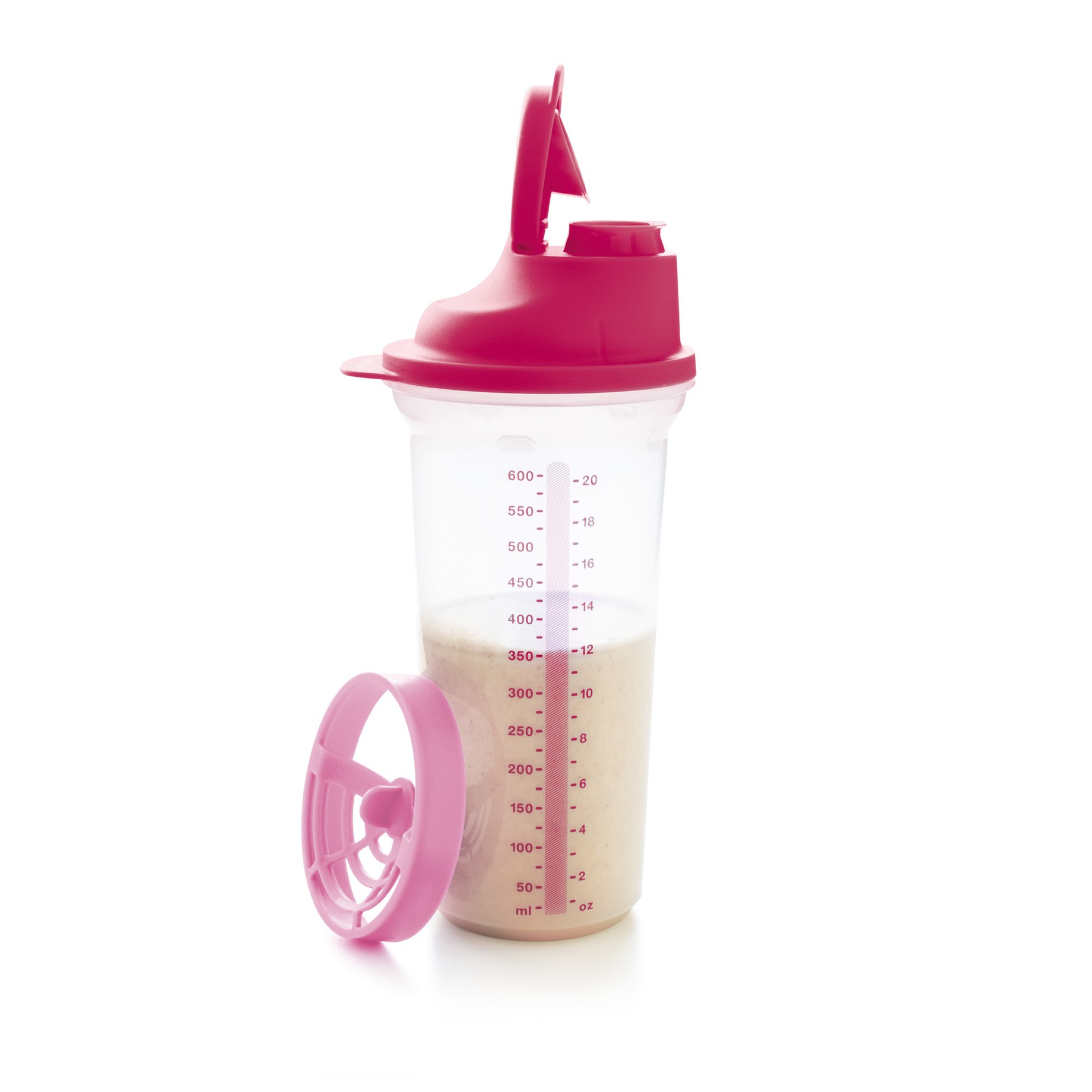 

Шейкер Tupperware 600 мл (г43) бордовый