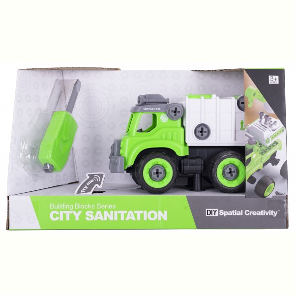 

Мусоровоз Diy Spatial Creativity LM8041-SZ-1
