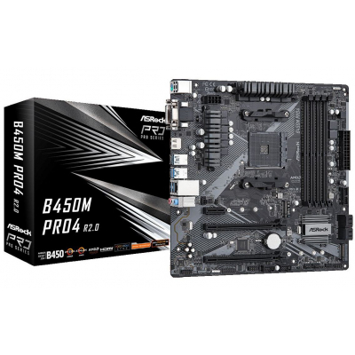 

Материнская плата ASRock B450M PRO4 R2.0