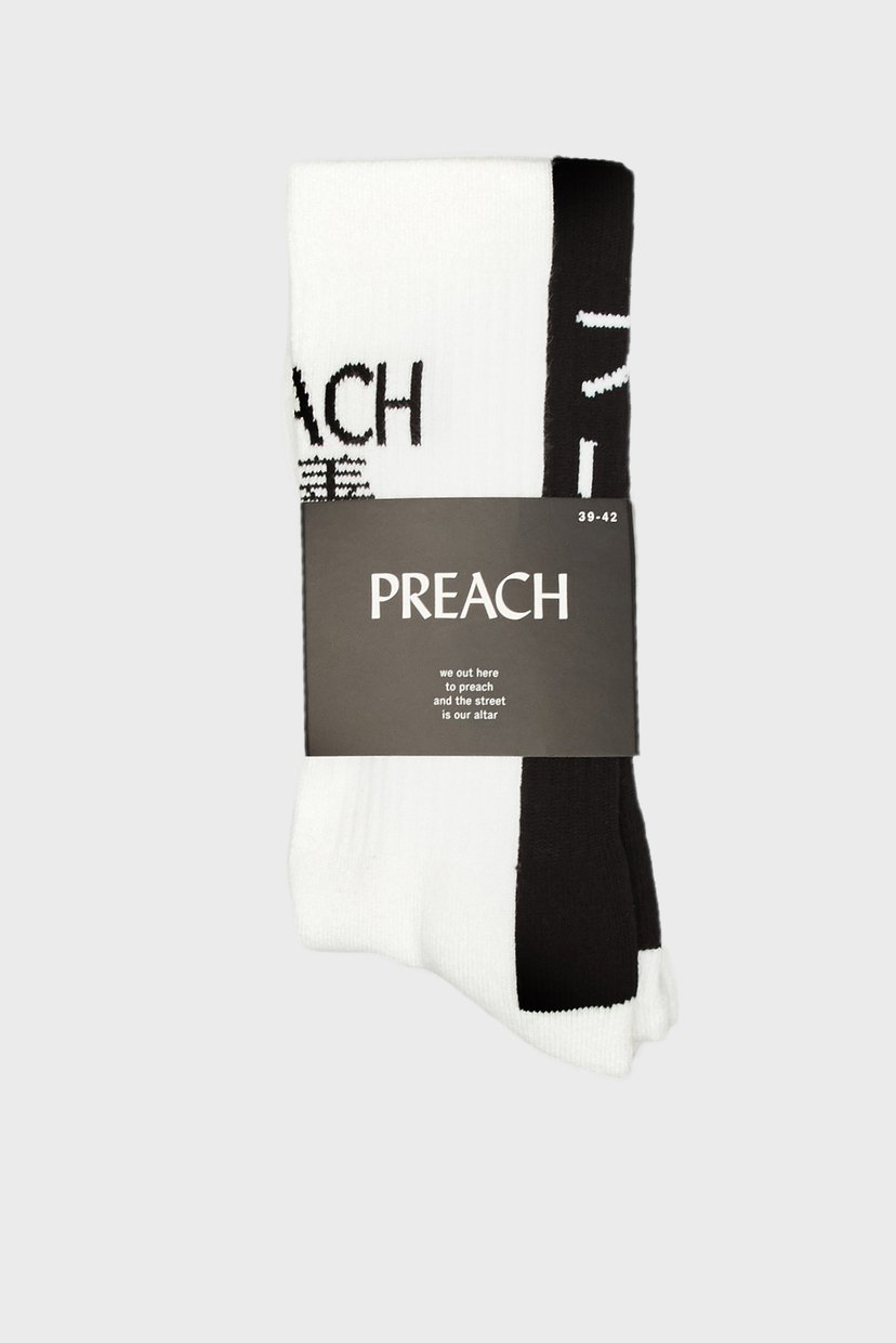 

Мужские белые носки Japanese Logo Socks Preach 39-42 206003