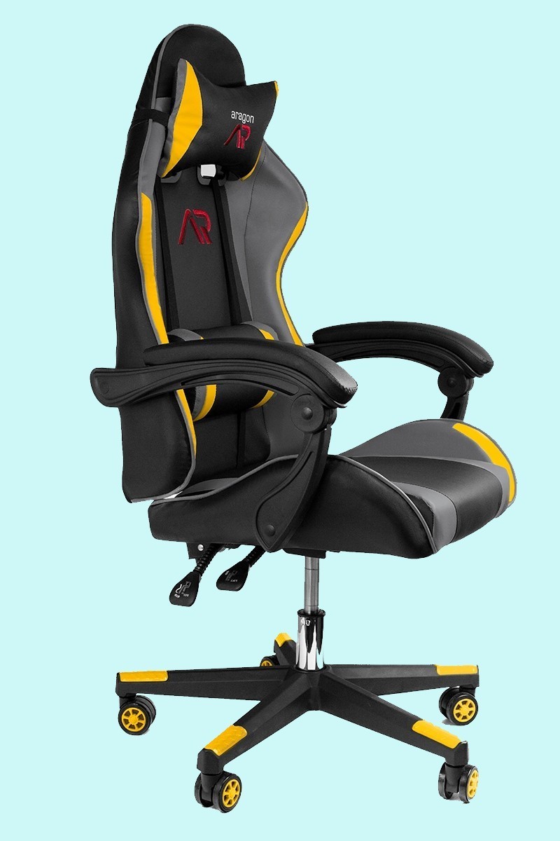 

​Компьютерное кресло для геймера AR Dragon Yellow + коврик под мышь в подаро