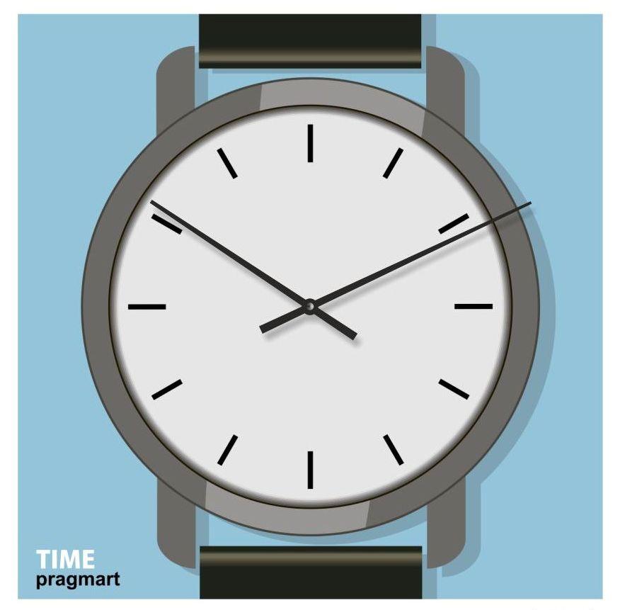 

Часы настенные Watch бесшумные Pragmart-436-300 [Стекло, механизм Hermle] Голубой 50х50 см
