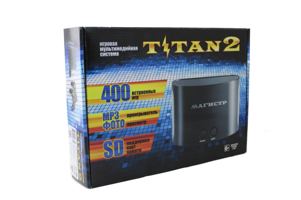 

Игровая приставка двухсистемная 8 и 16 бит с памятью TITAN 2
