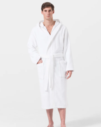 

Халат мужской махровый JOOP! р.54-56 белый с капюшоном
