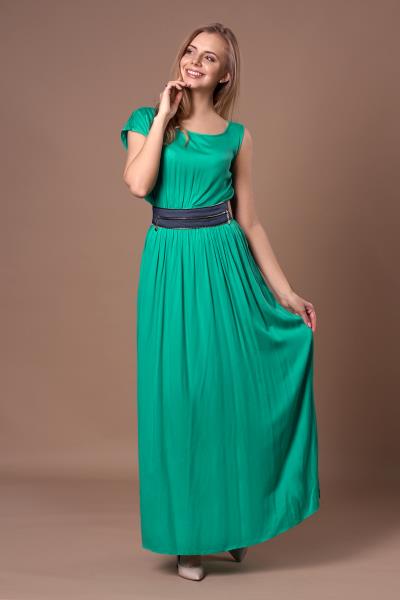 

Платье Style-Nika Мабо  Зелёный 960, Платье Style-Nika Мабо 42 Зелёный 960