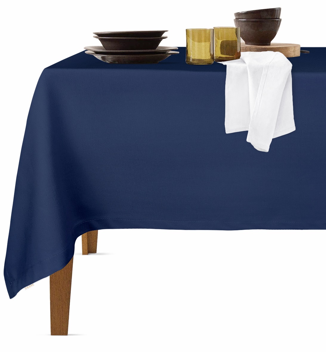 

Скатерть Cosas Dark Blue 140x180 см + салфетки White 30x30 см 4 шт