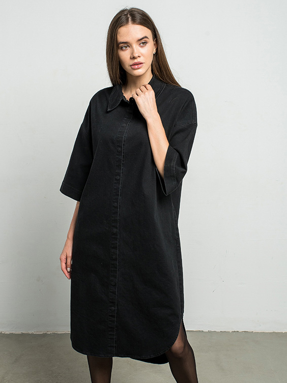 

Джинсовое платье MR520 MR 229 2903 821  Black, Джинсовое платье MR520 MR 229 2903 821 L Black