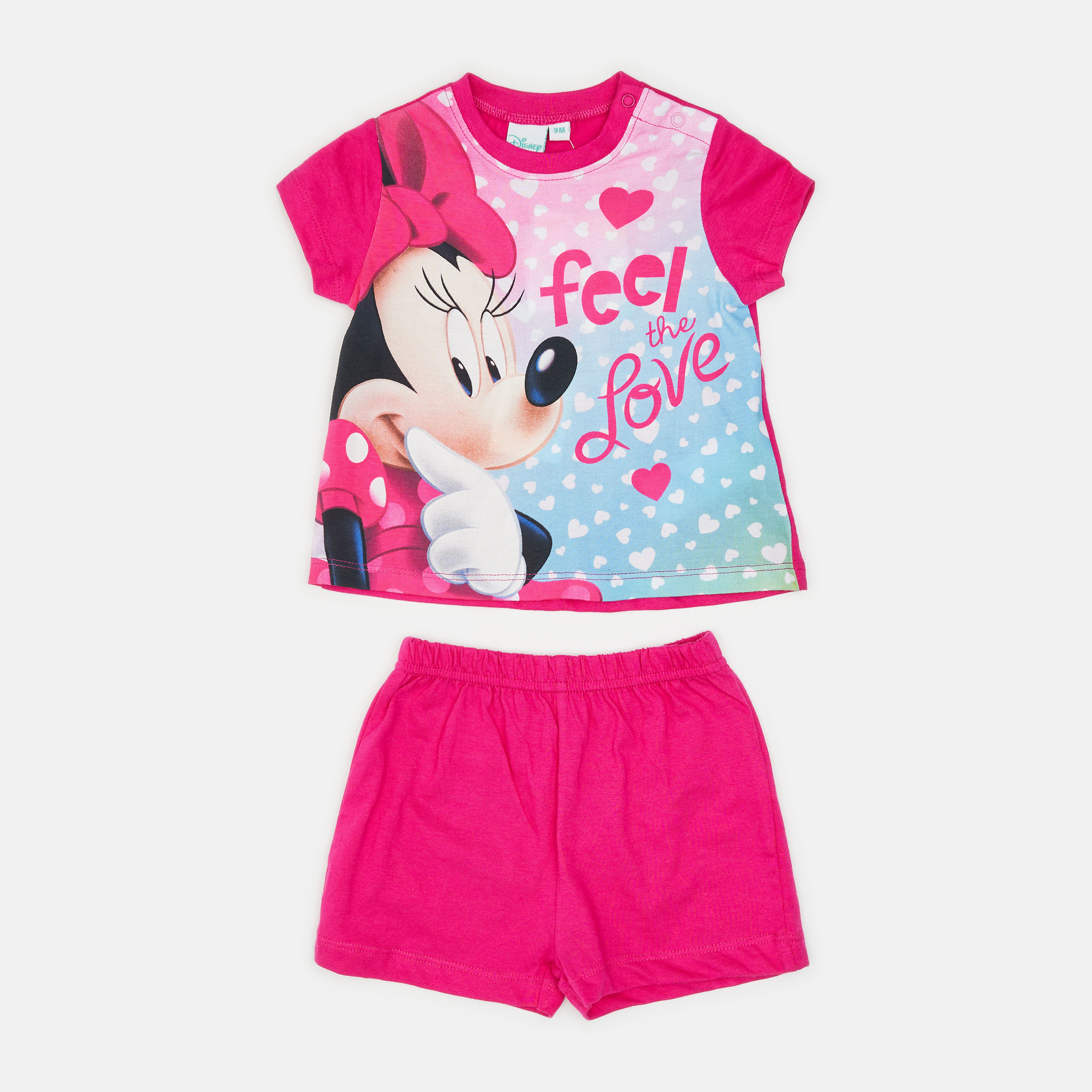 

Костюм (футболка + шорты) Disney SE0372 Minnie 71 см Fushia