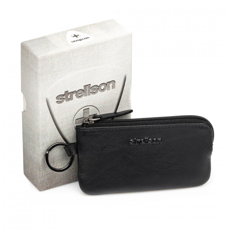 

Ключница кожаная Чехол для ключей STRELLSON Carter 900 Black 4010001189