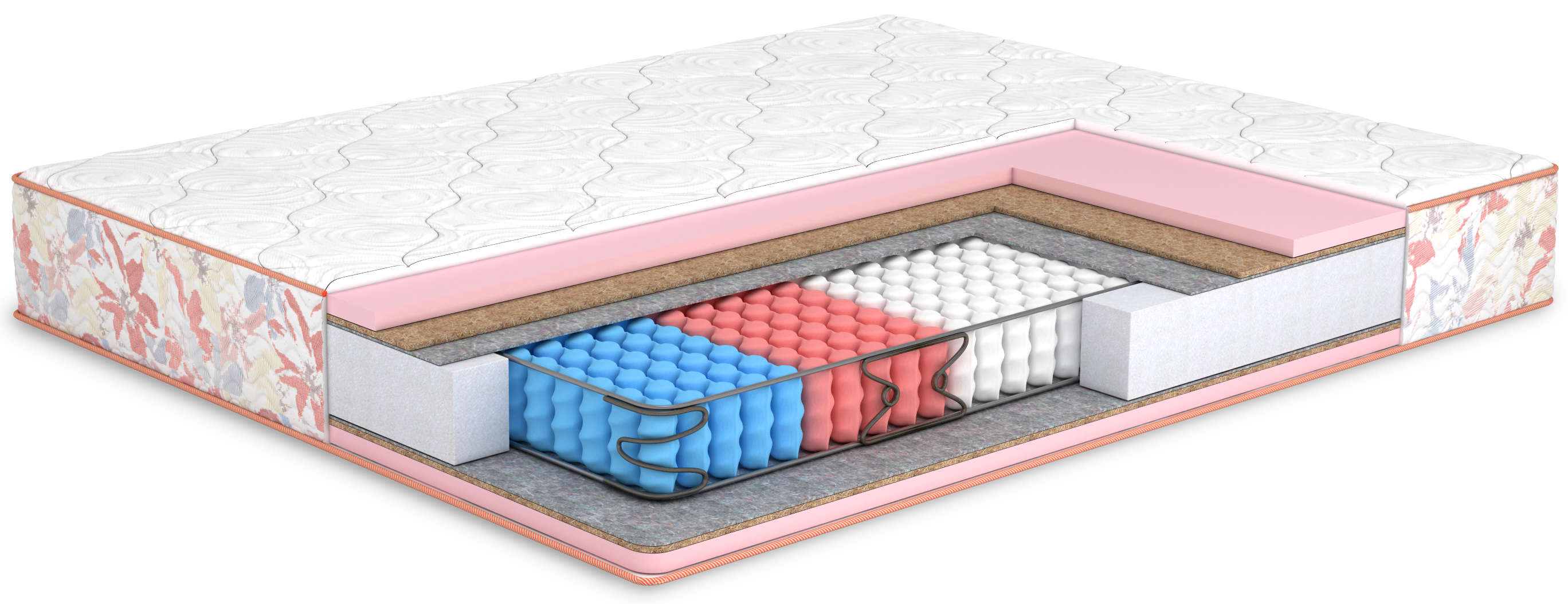 

Матрас Matroluxe Rose/Роуз двусторонний 140x200 m_16690