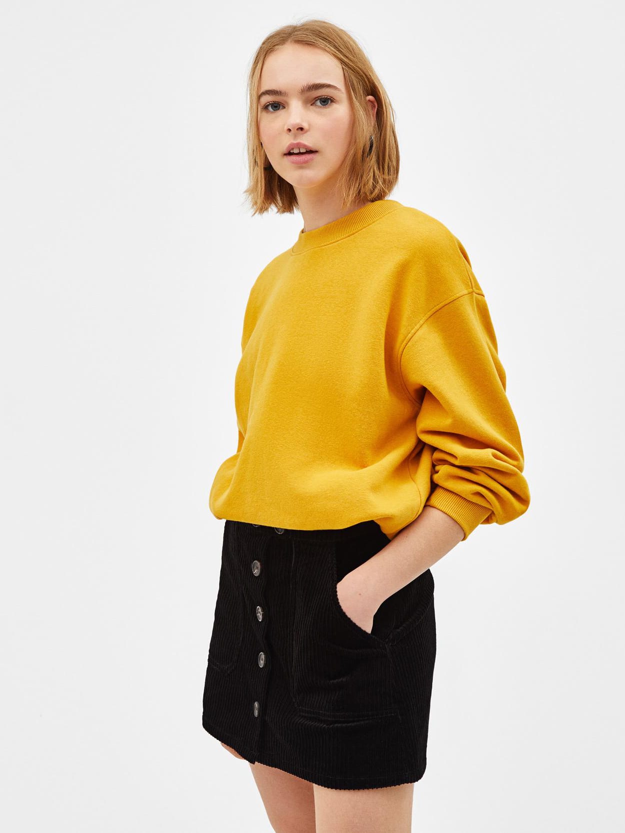 

Юбка Bershka XAZ149279AZUL  Черная, Юбка Bershka XAZ149279AZUL XS Черная