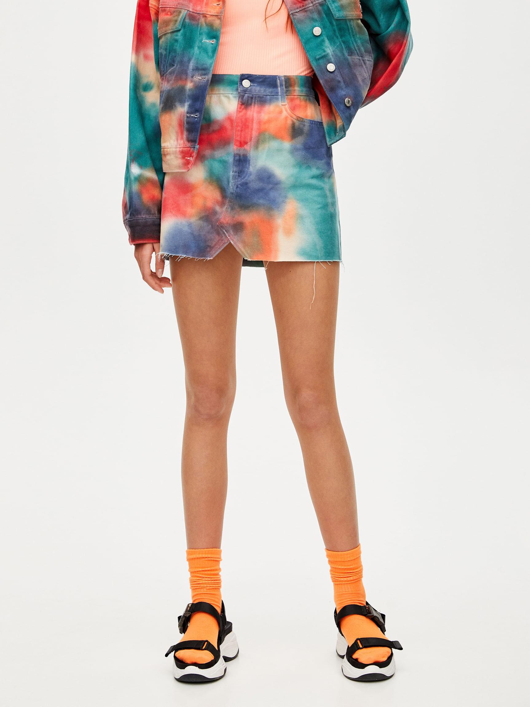 

Юбка джинсовая Pull & Bear XAZ240685ADBQ  Разноцветная, Юбка джинсовая Pull & Bear XAZ240685ADBQ M Разноцветная