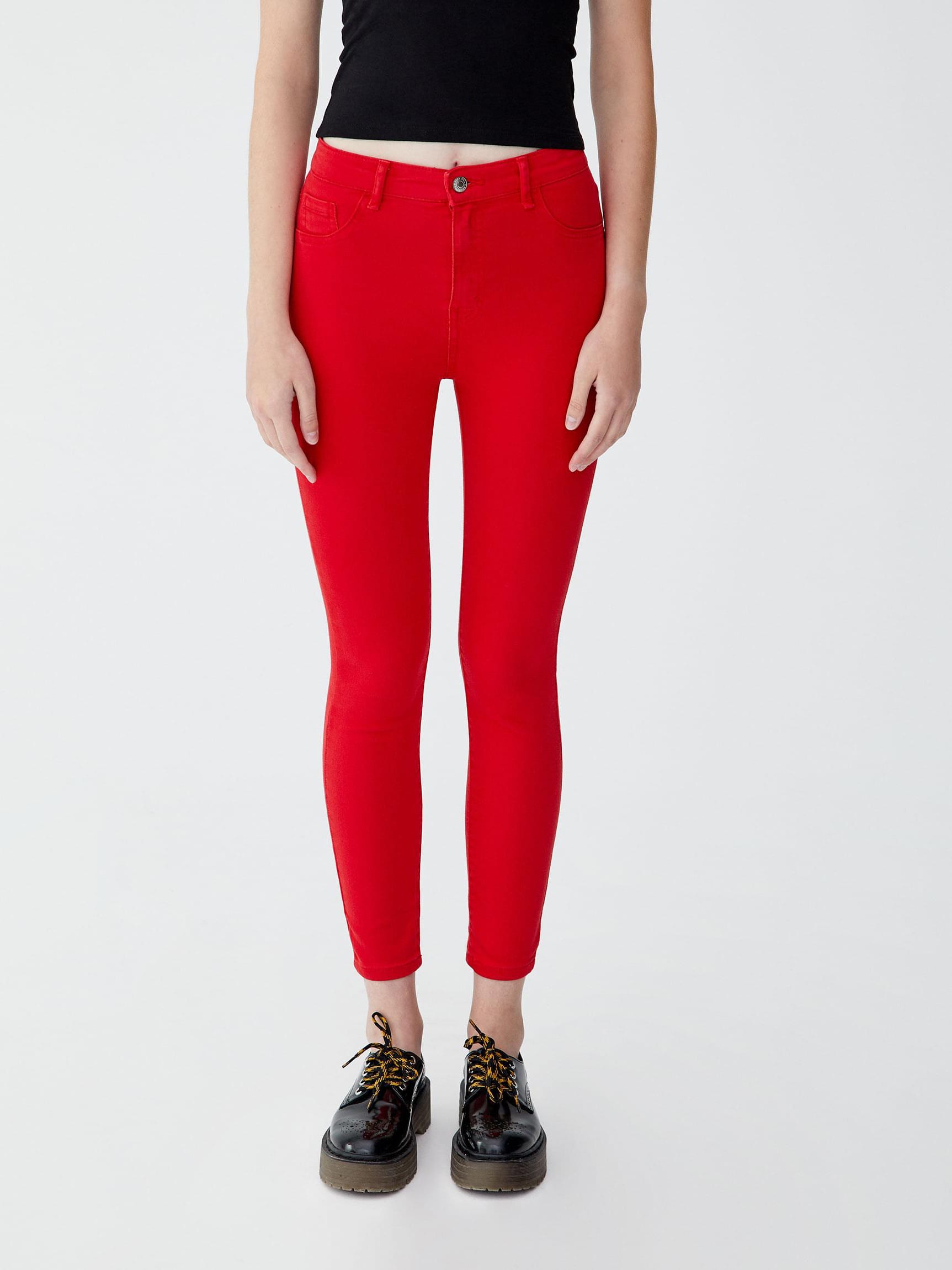 

Брюки Pull & Bear XAZ220001WAPU 36 Красные