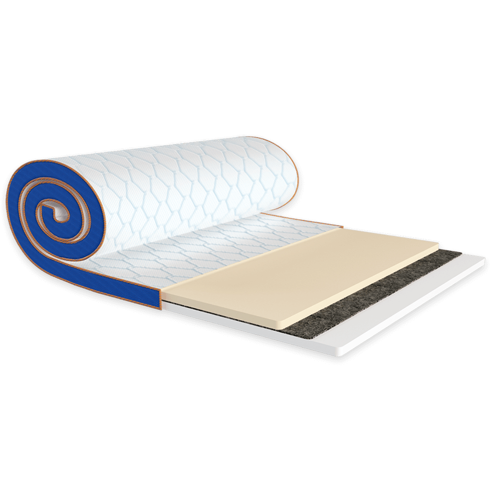 

Матрас-топпер EMM Sleep&Fly mini MEMO 2в1 FLEX стрейч 80x190 89-Е-M