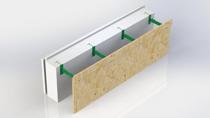 

Съемная опалубка Passive House для стен 150 на 1000