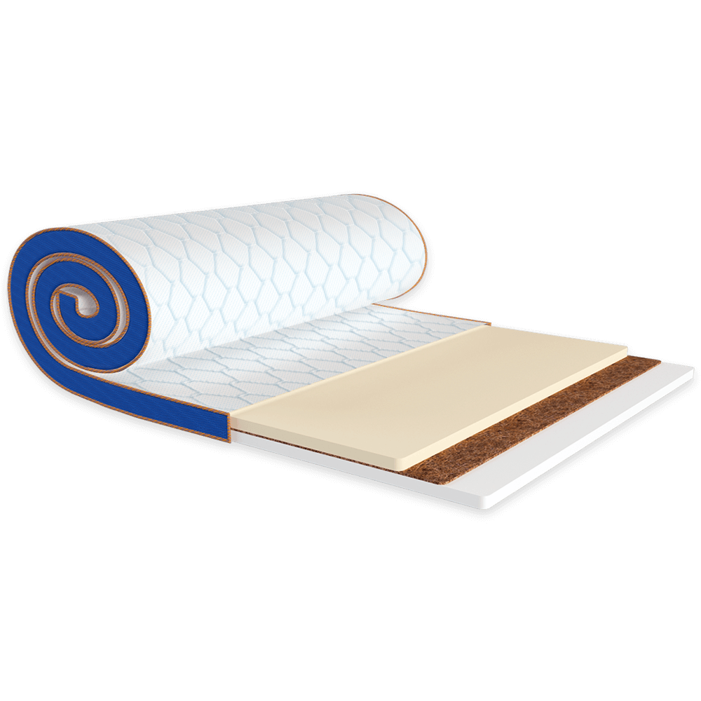 

Матрас-топпер EMM Sleep&Fly mini MEMO 2в1 KOKOS стрейч 70x190 90-Е-M