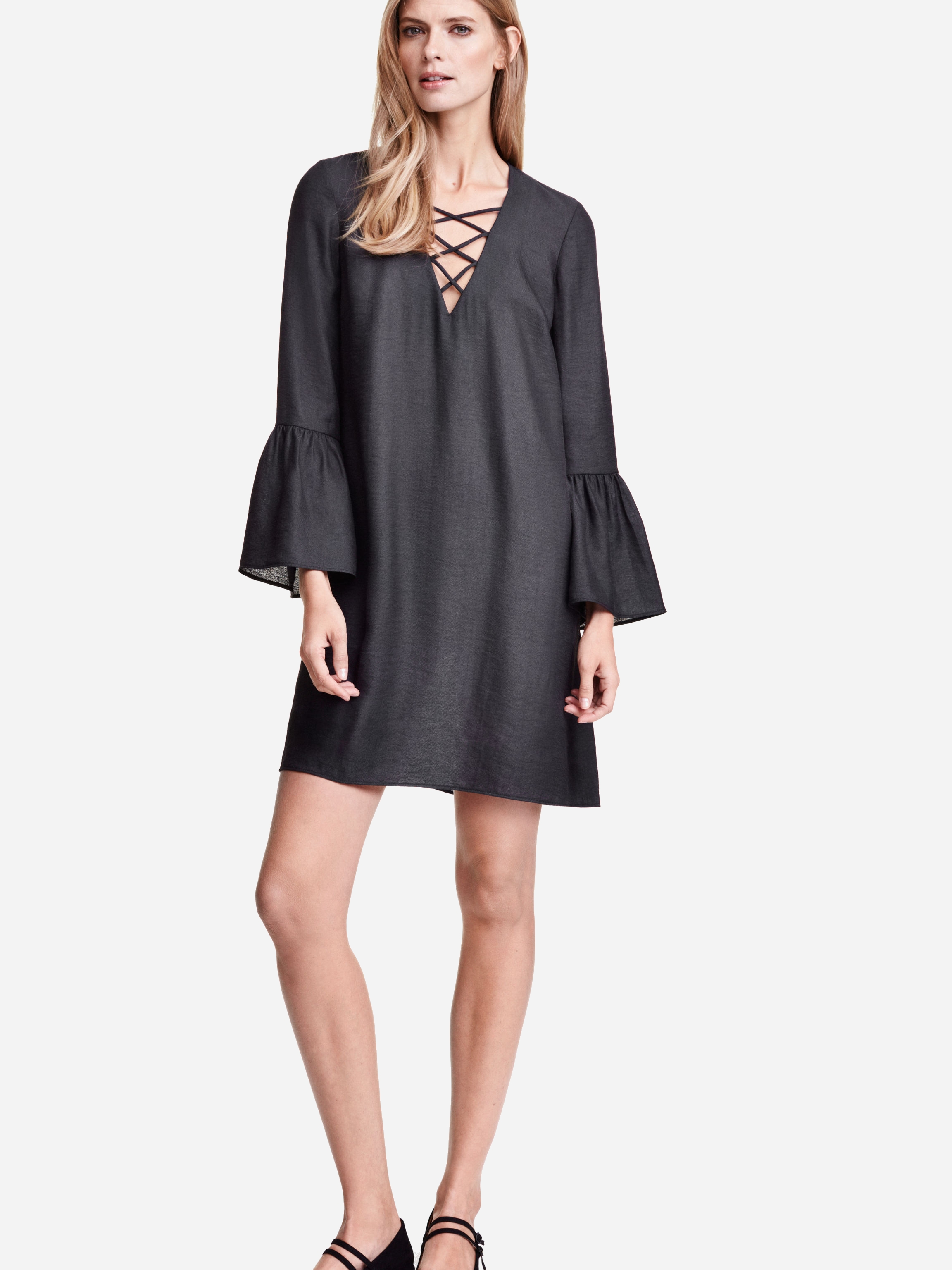 

Платье H&M XAZ002222FQFC 38 Темно-серое
