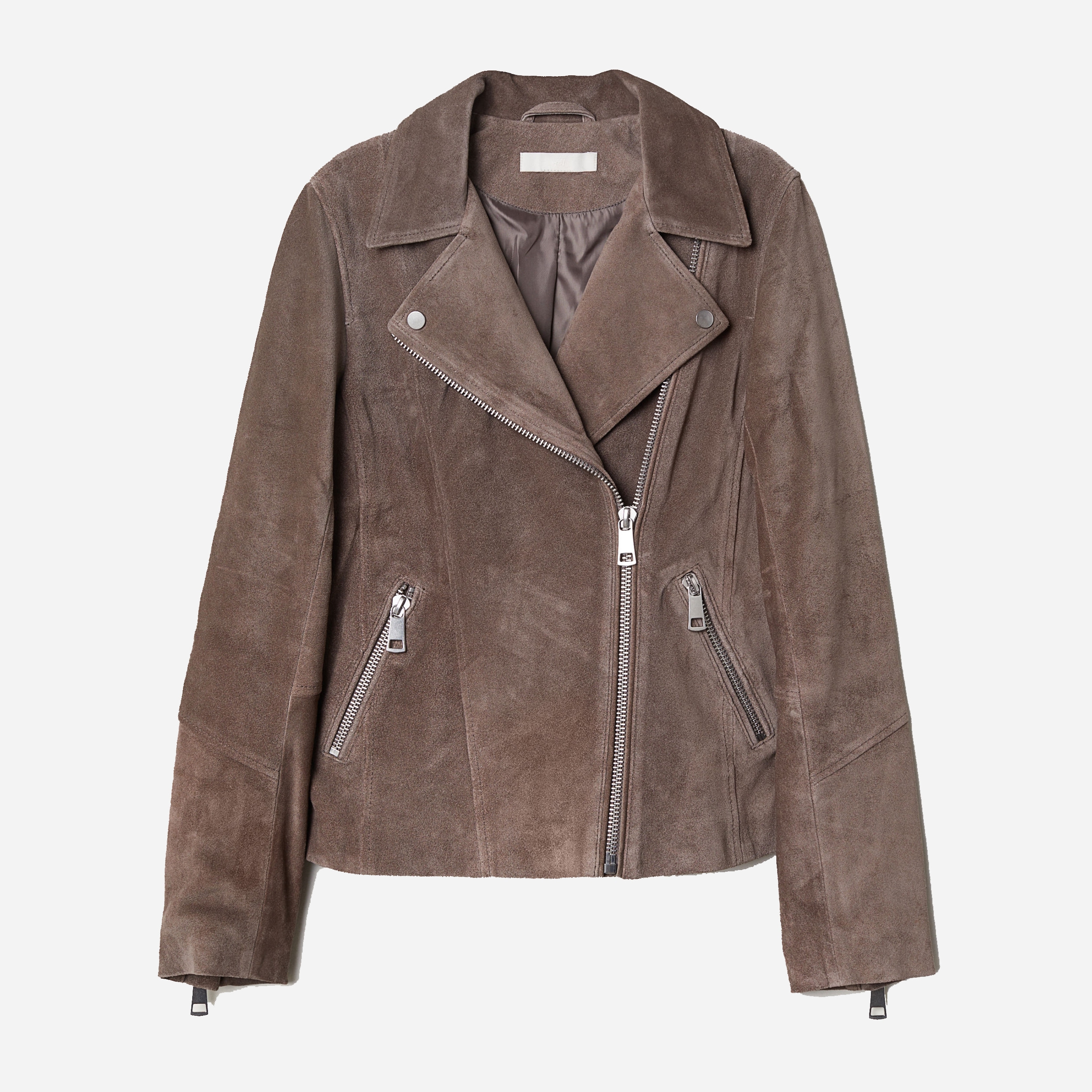 

Замшевая куртка H&M XAZ120486ZTIH  Темно-бежевая, Замшевая куртка H&M XAZ120486ZTIH 36 Темно-бежевая