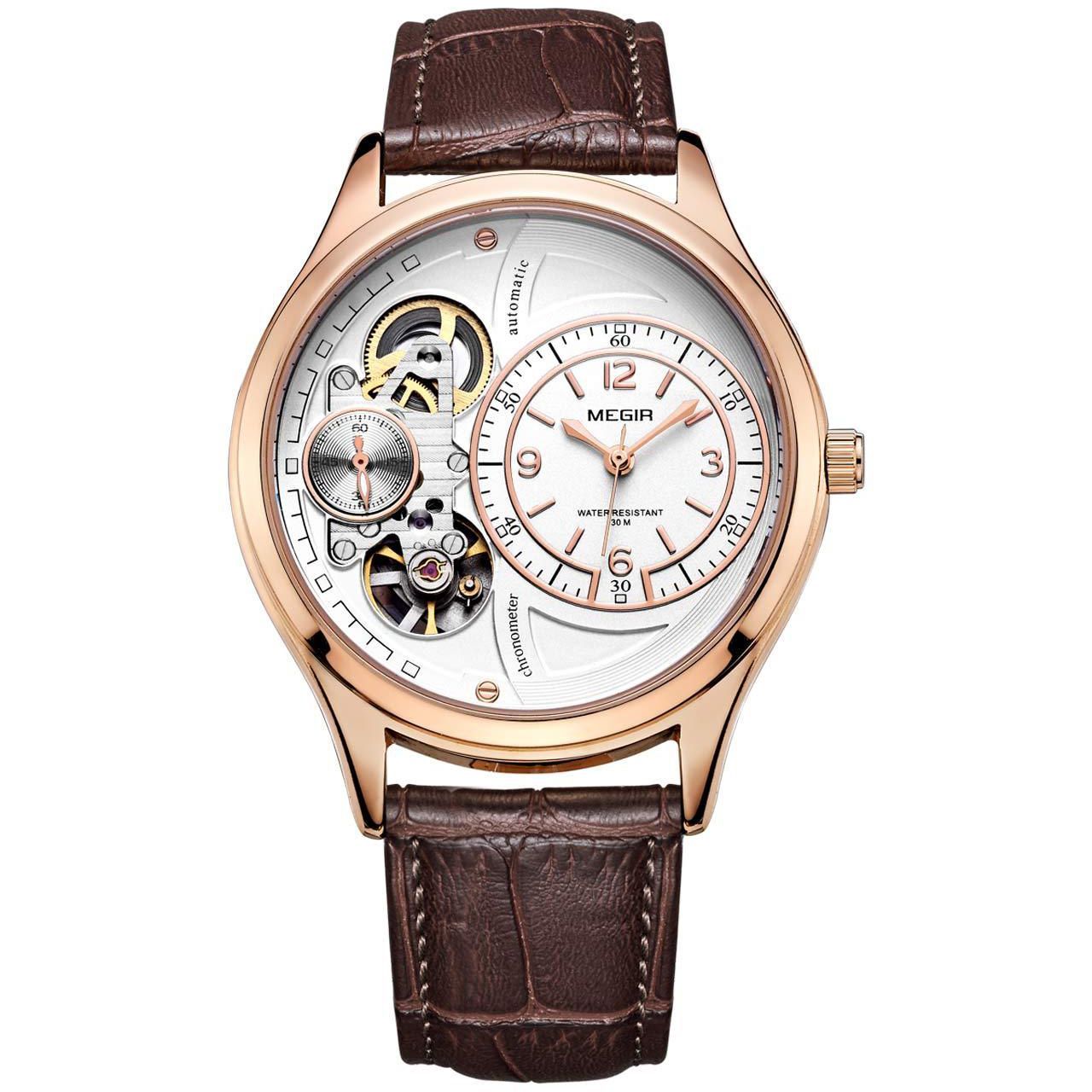 

Часы Megir Gold Silver Brown MG2017 (ML2017GREBN-7N0)