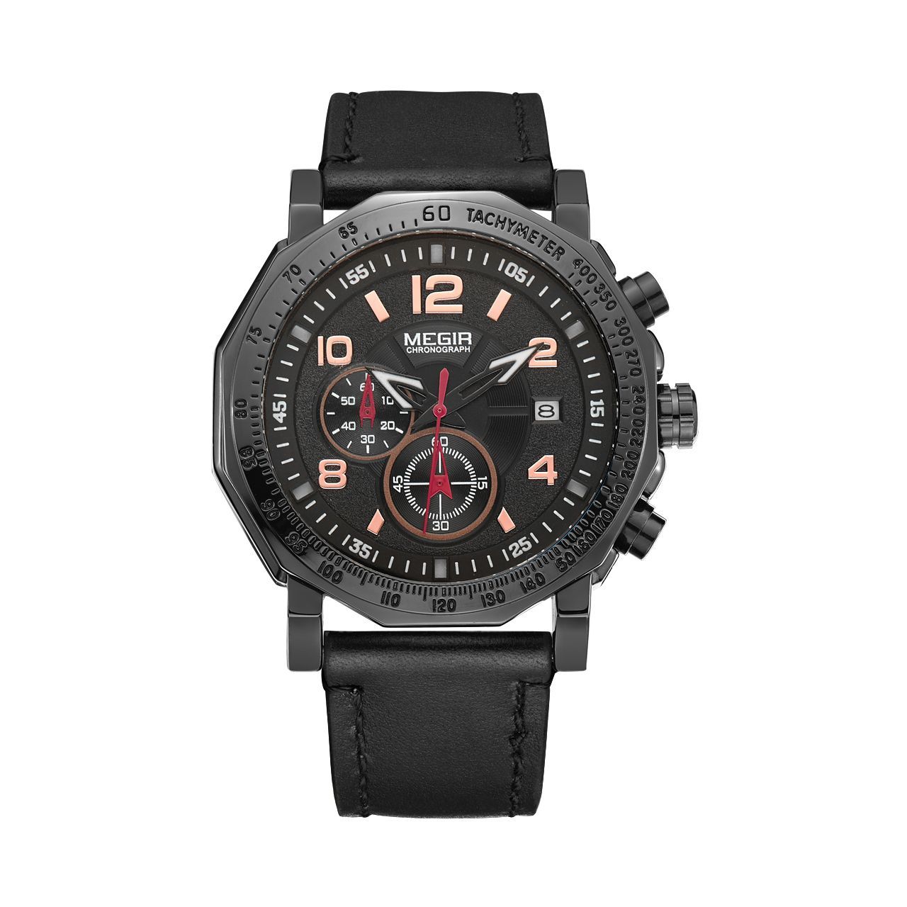

Часы Megir Black MG2048 (ML2048G-BK-1N0)
