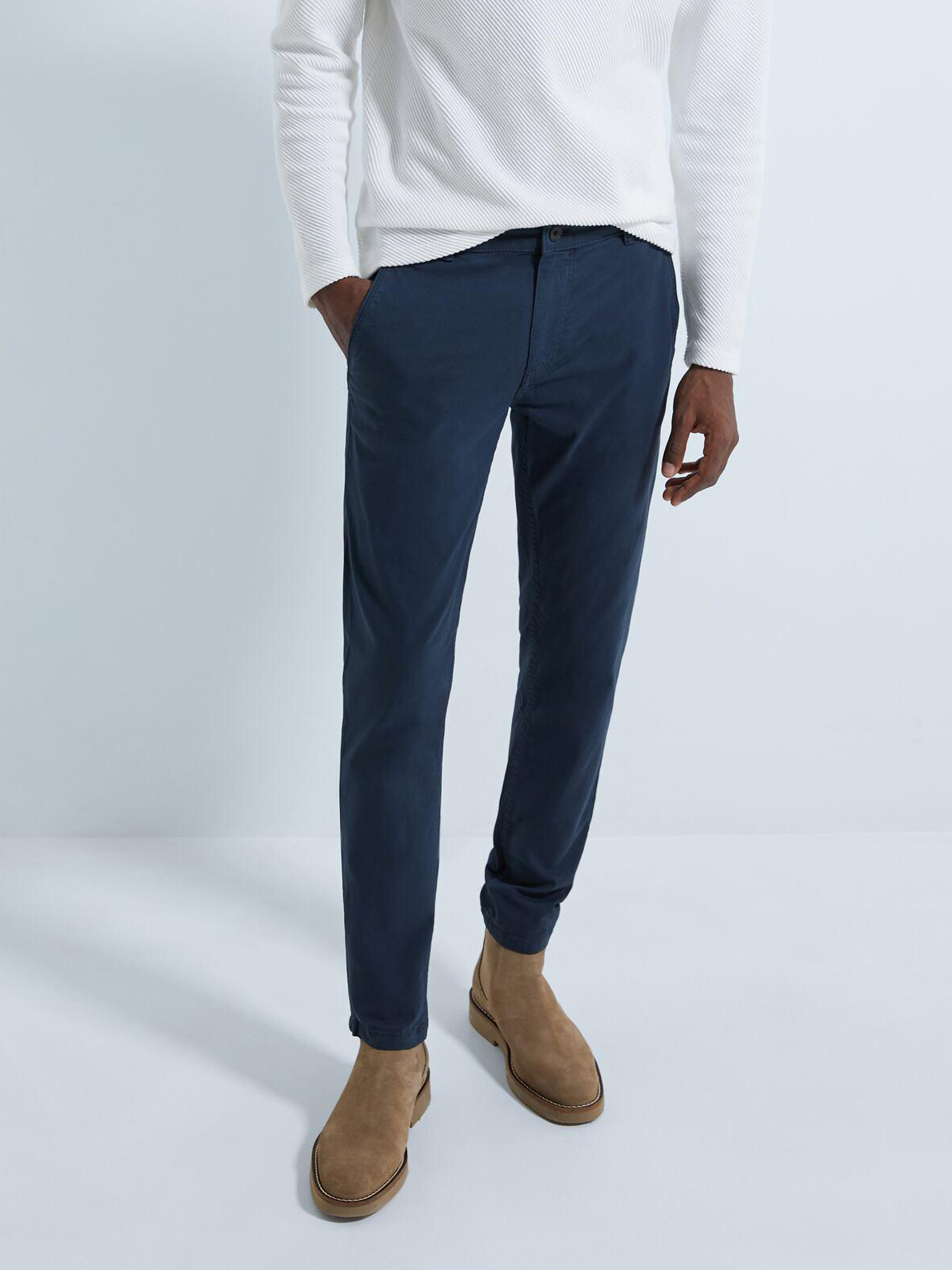 

Брюки Zara XAZ264065GUFC 40 Темно-синие