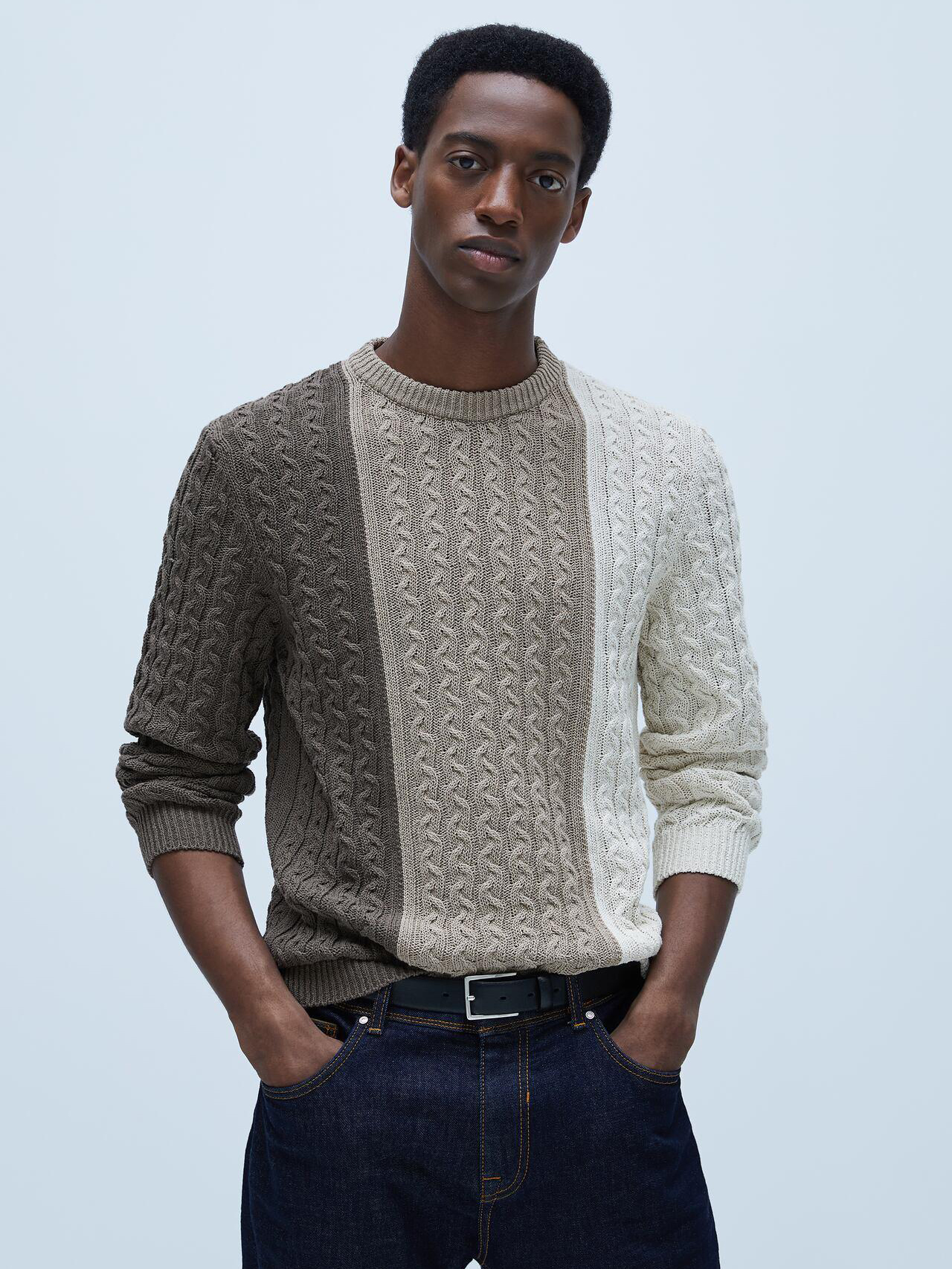 

Джемпер Zara XAZ266427RSNZ L Молочный/Бежевый