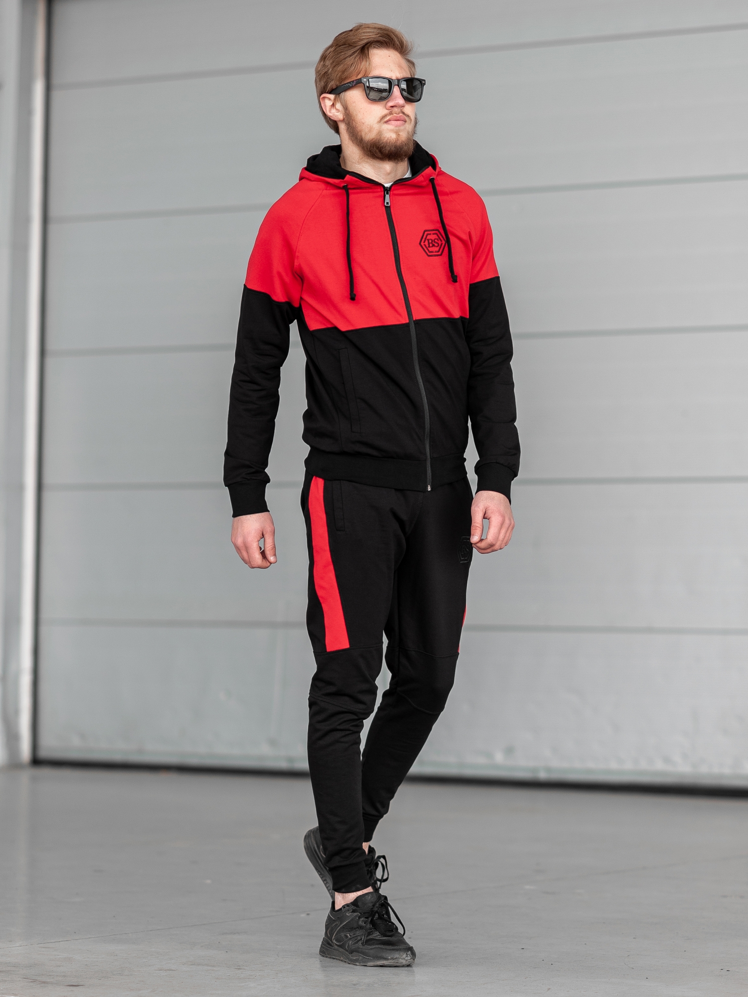 

Чоловічий спортивний костюм BERSENSE DOUBLE червоний, M