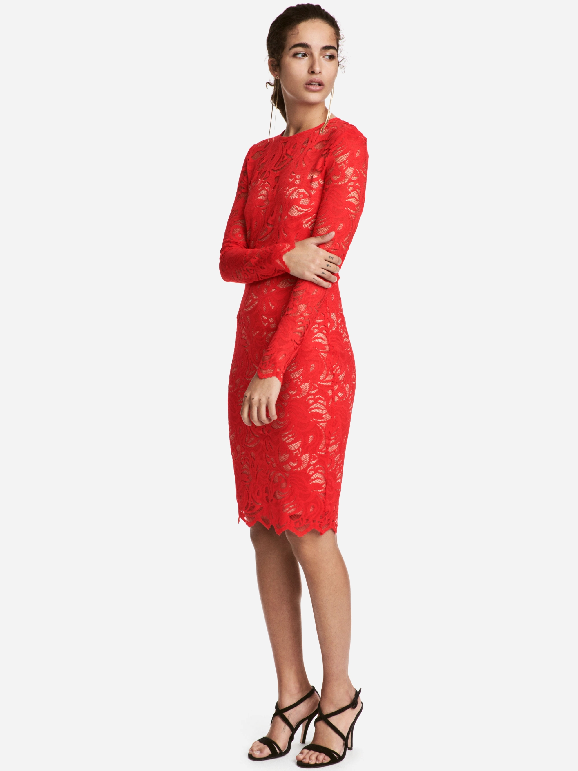 

Платье H&M XAZ173108VOED  Красное, Платье H&M XAZ173108VOED 36 Красное