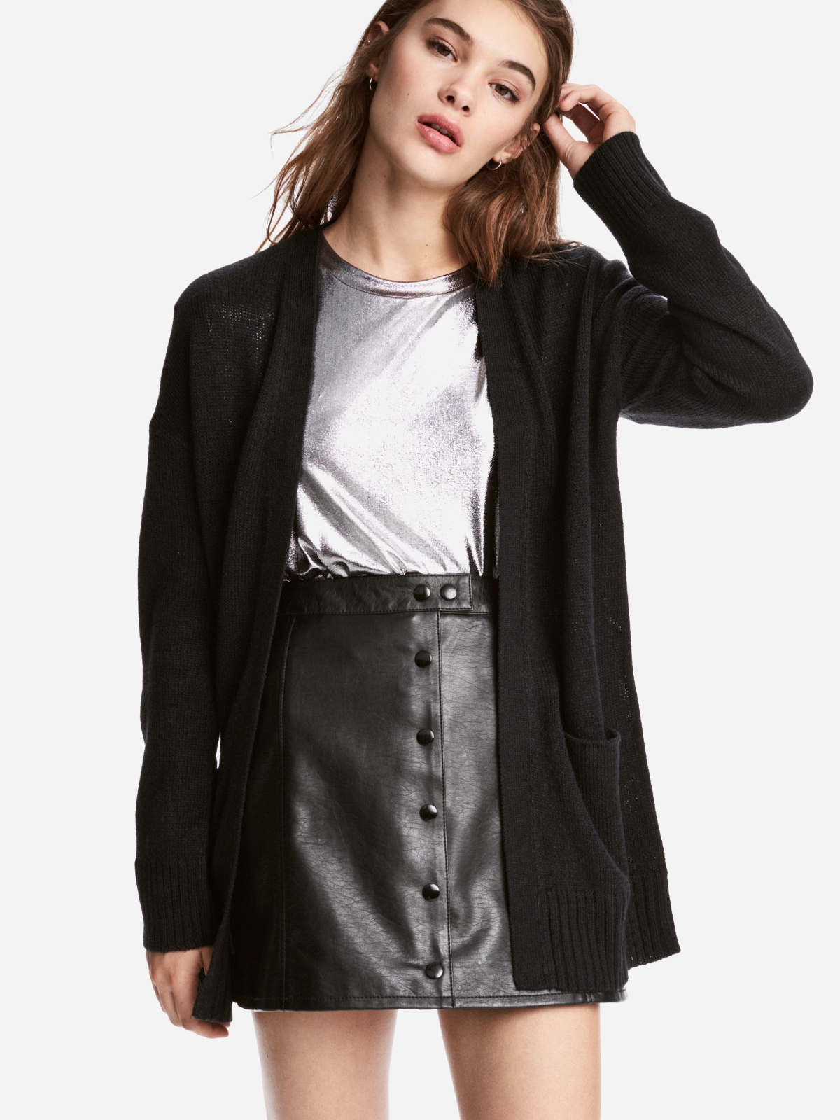 

Кардиган H&M Divided XAZ149740HTVK M Черный