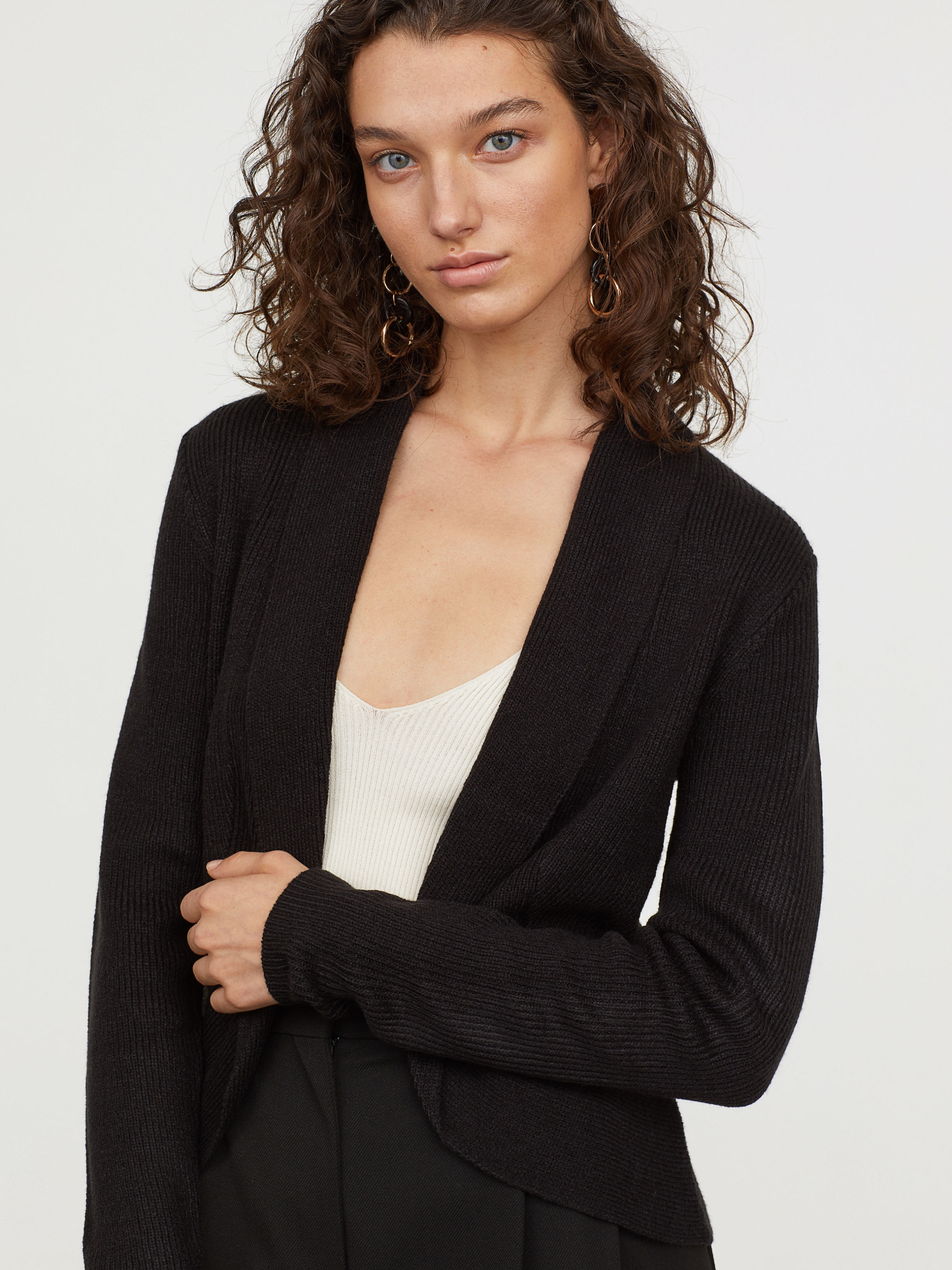 

Кардиган H&M XAZ095497ROJQ  Черный, Кардиган H&M XAZ095497ROJQ S Черный