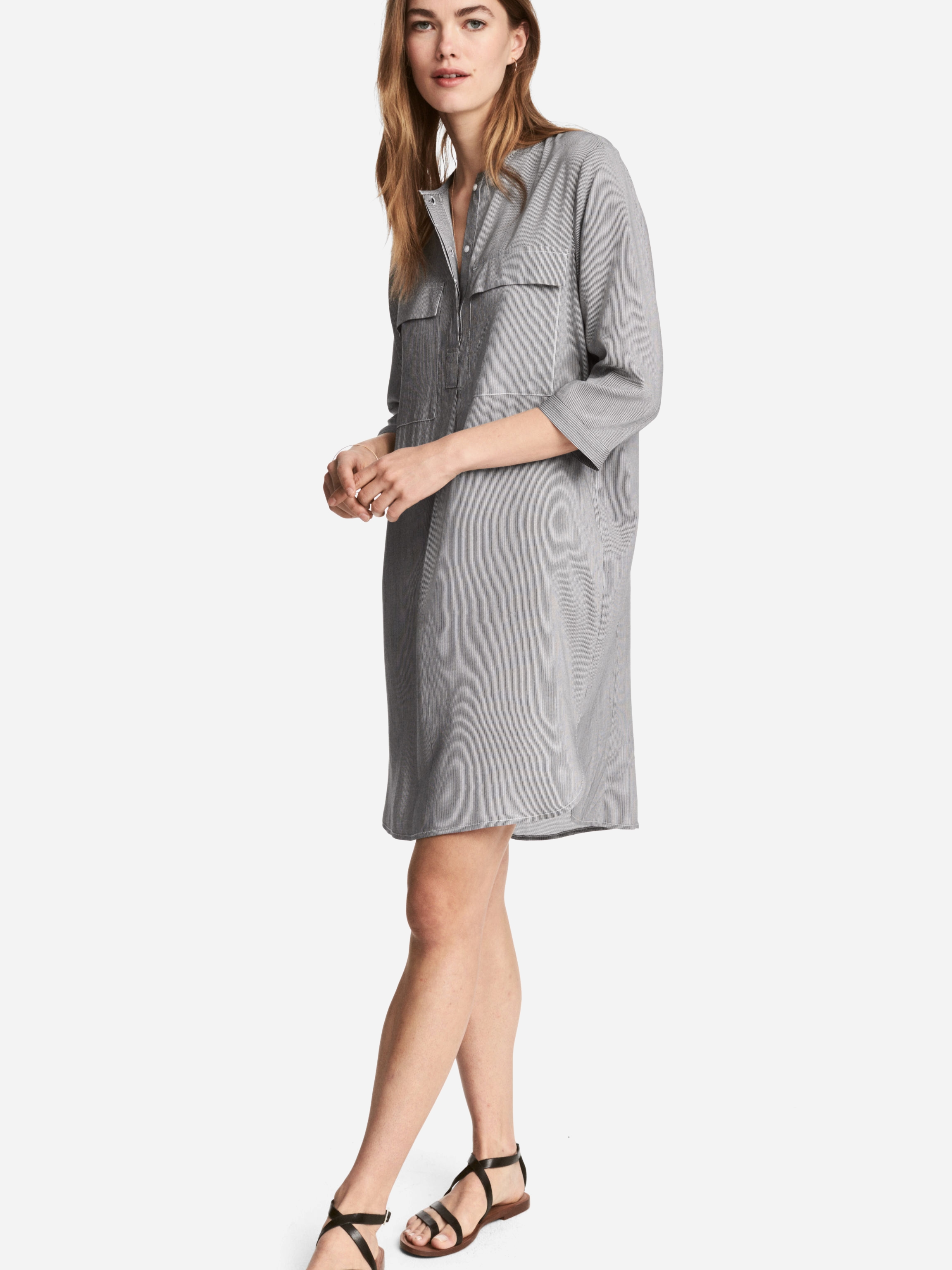 

Платье H&M XAZ160275VZRB  Белое с черным, Платье H&M XAZ160275VZRB 34 Белое с черным