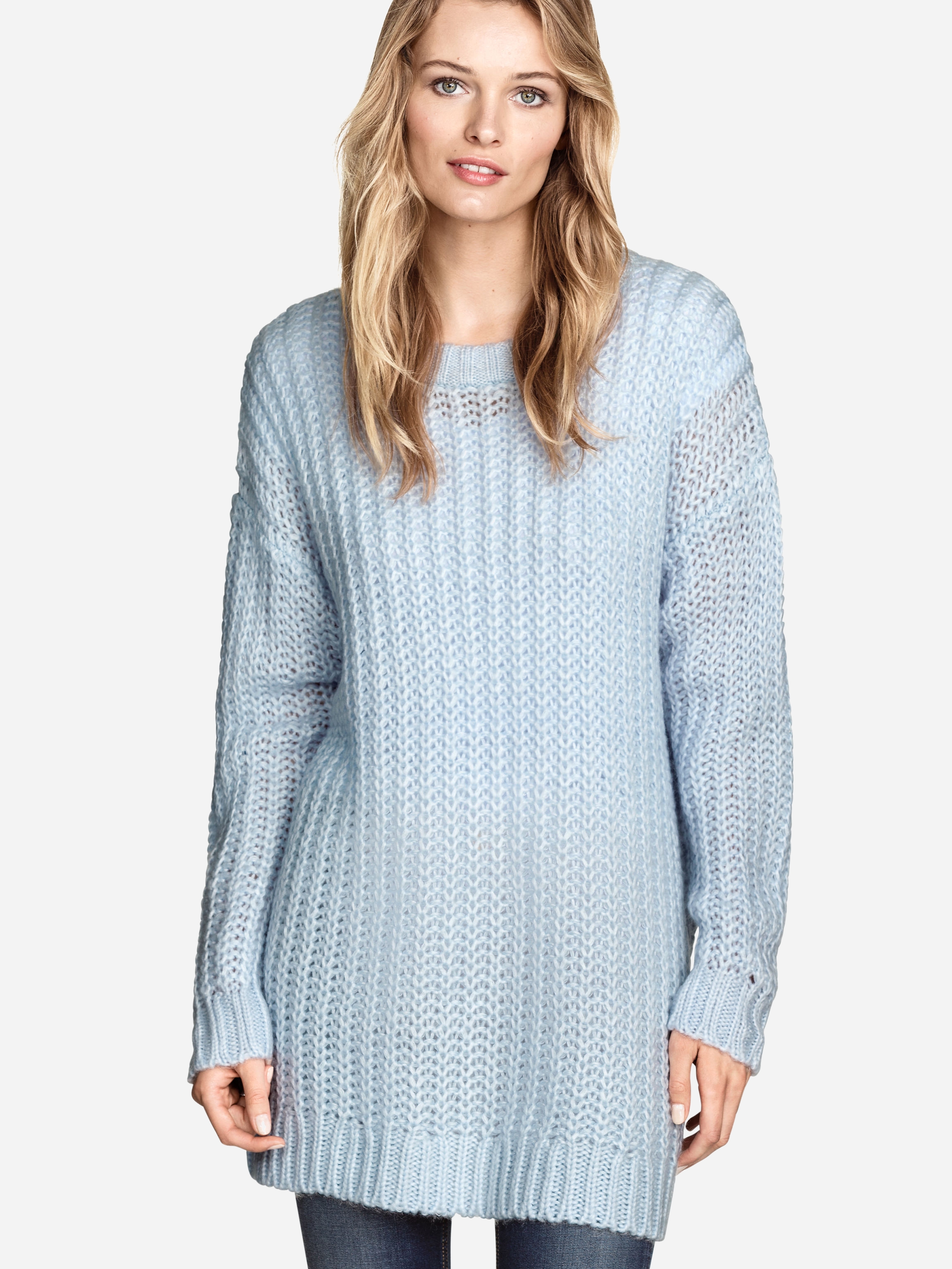 

Джемпер H&M XAZ043937RFCG L Светло-голубой