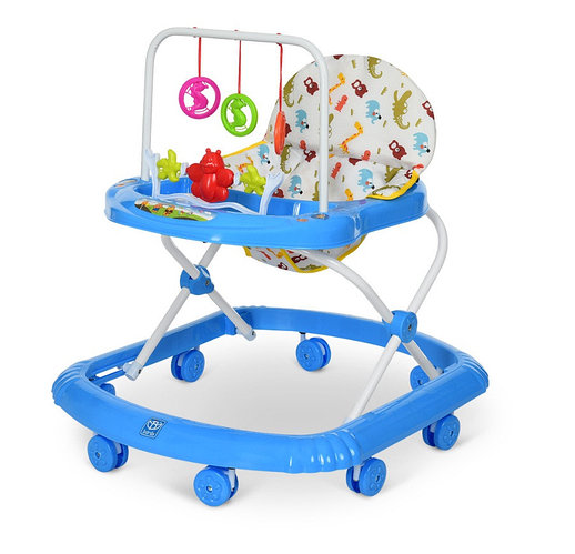 

Детские развивающие ходунки M 0591-2 с игровой панелью Синие