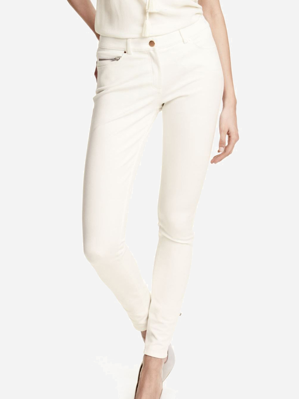 

Джинсы H&M 0310133-3  Кремовые, Джинсы H&M 0310133-3 38 Кремовые