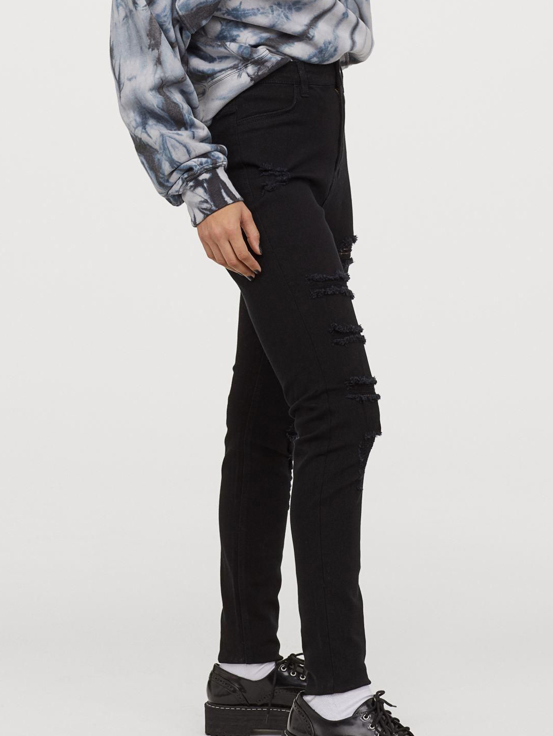 

Джинсы H&M 6213811-AAAD 50 Черные
