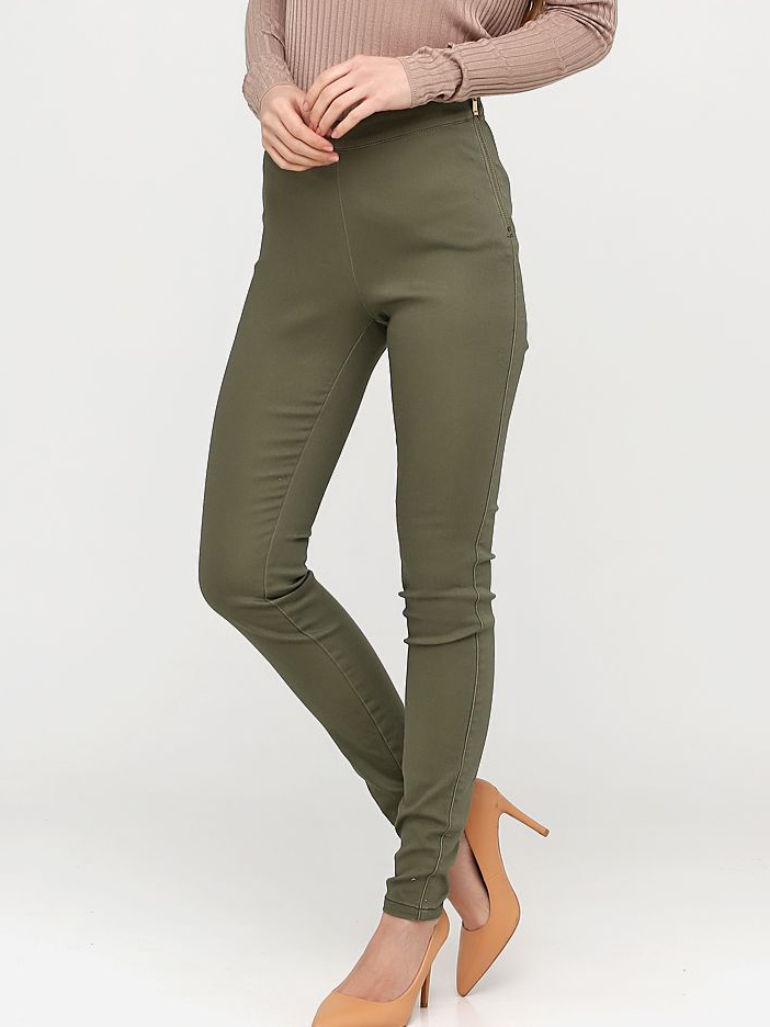 

Джинсы H&M 3172192 38 Оливковые с зеленым