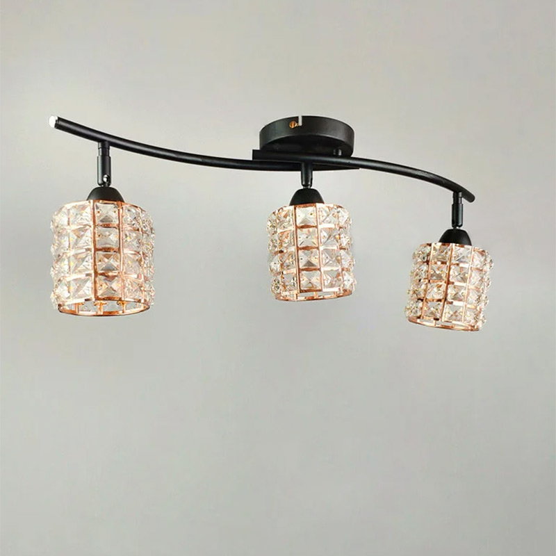

Люстра стельова Light House NM-C14700/3A PKGD+BK золото