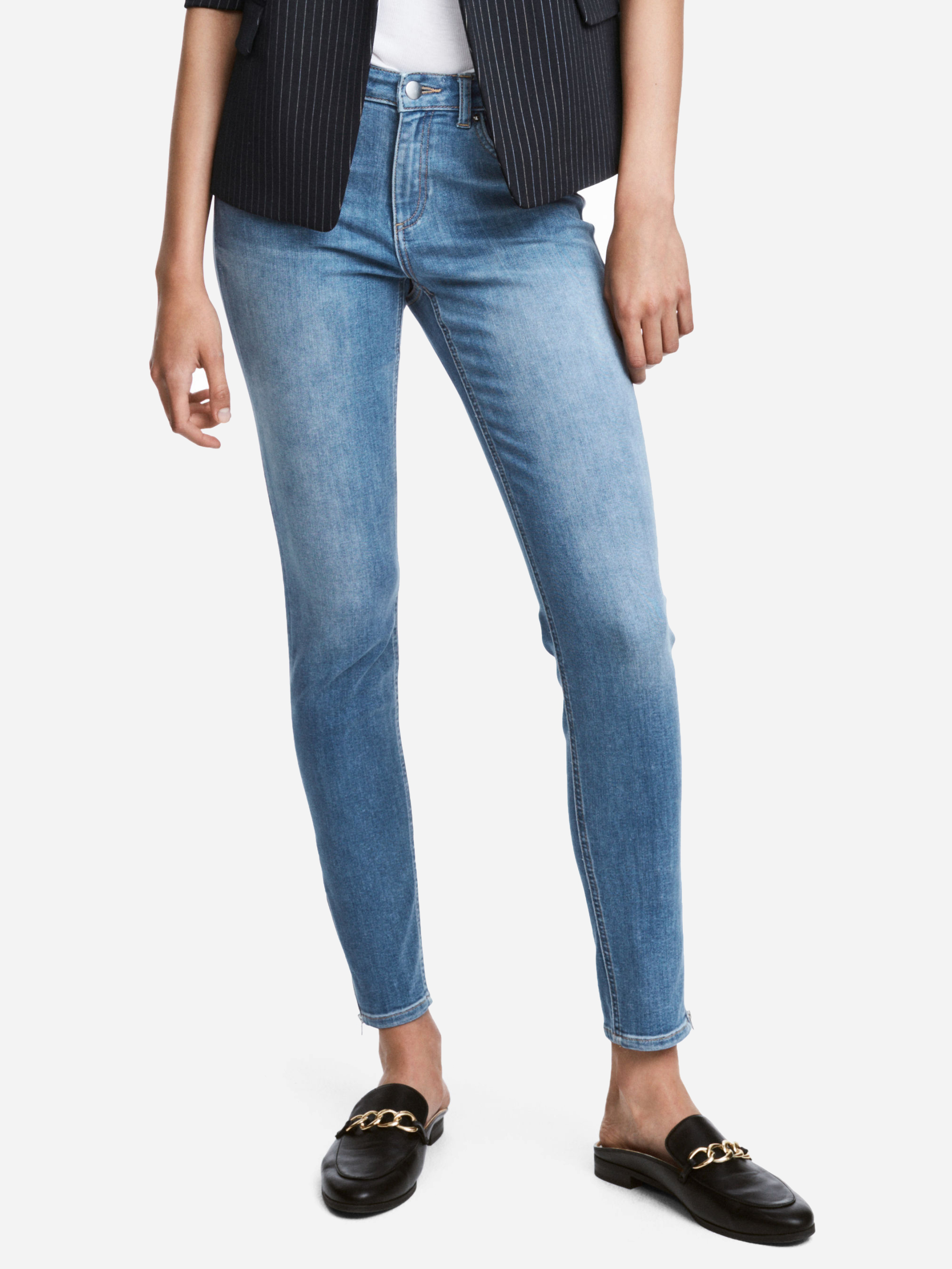 

Джинсы H&M 4526896-ACWX 34 Светло-синие