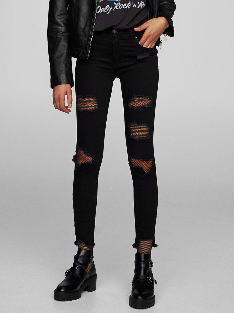 

Джинсы Pull & Bear XAZ243244EDAS  Черные, Джинсы Pull & Bear XAZ243244EDAS 32 Черные