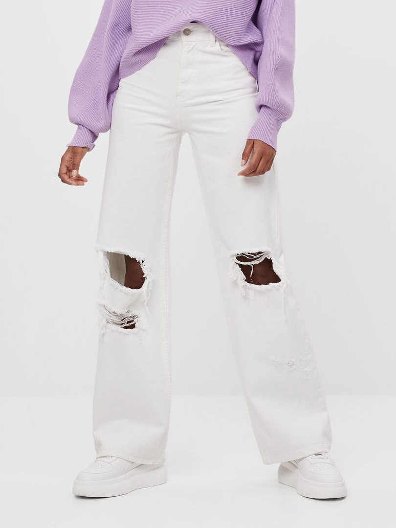 

Джинсы Bershka 0040/847/250 34 Белые