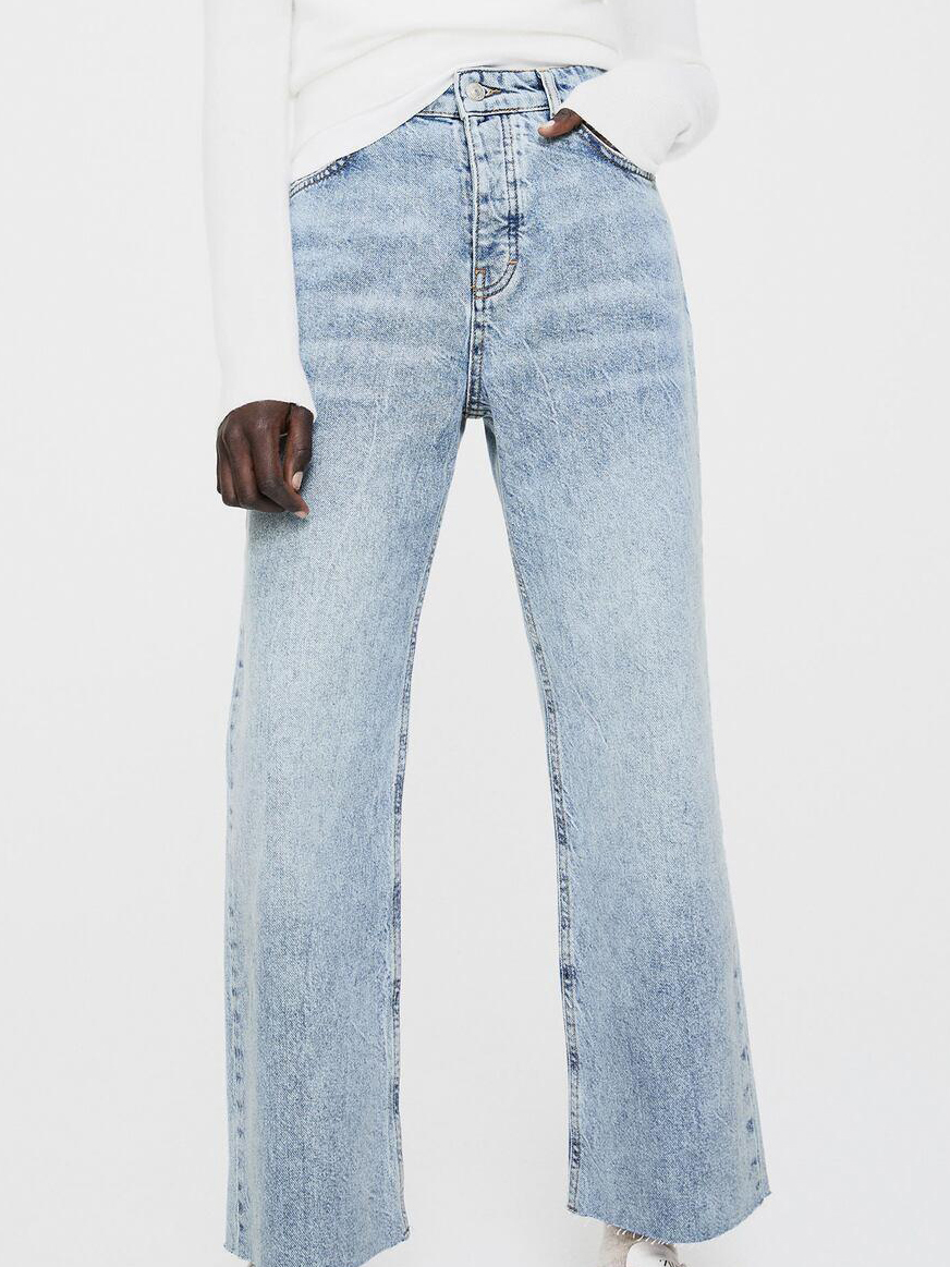 

Джинсы Zara 1889/151/406-ACWX 34 Светло-синие