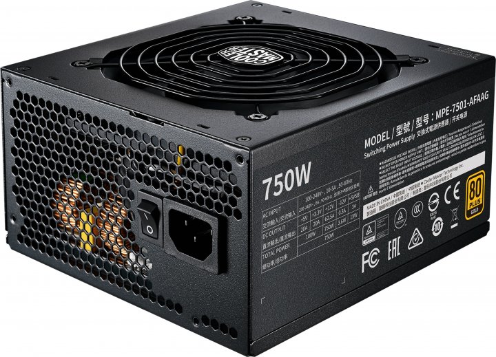 

Блок питания CoolerMaster MWE 750 Gold V2 FM 750W (MPE-7501-AFAAG-EU)