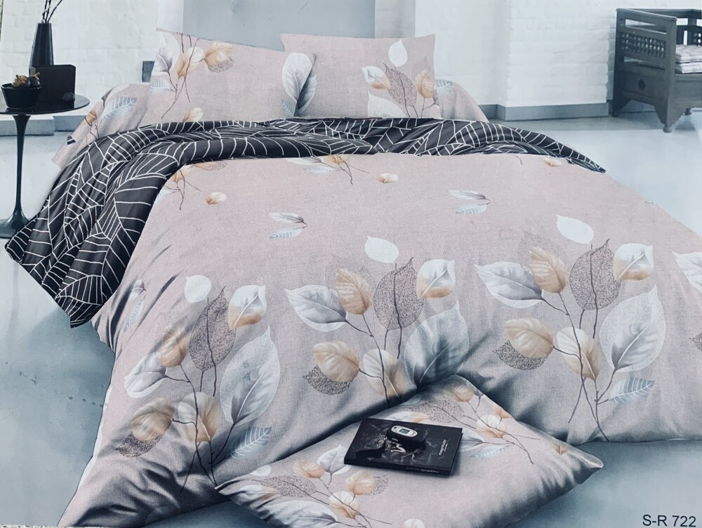 

Комплект постельного белья Сатин Делюкс ЛИСТОПАД полуторный 145х215 см, наволочки 50*70