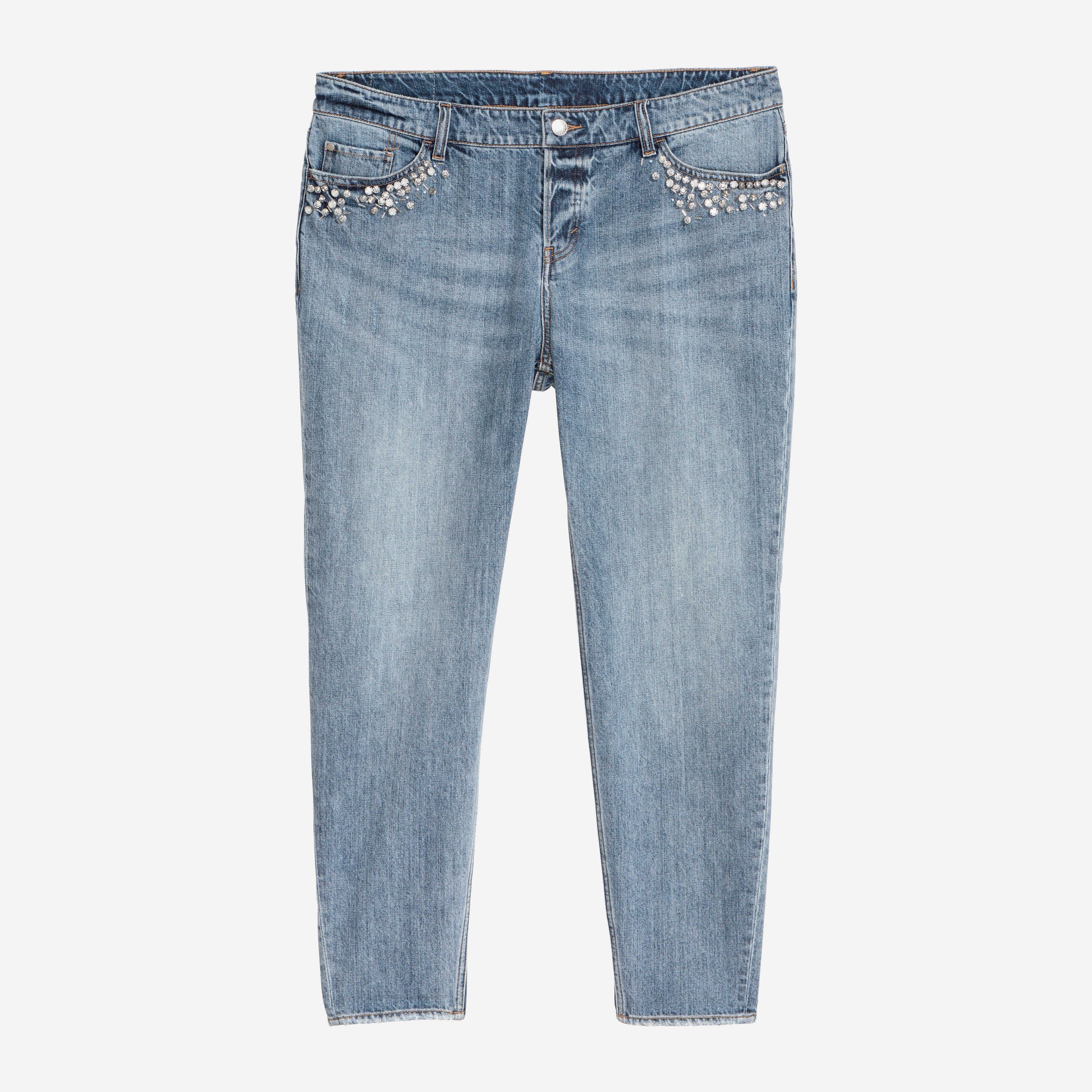 

Джинсы H&M XAZ093645ICEV  Светло-синие, Джинсы H&M XAZ093645ICEV 50 Светло-синие