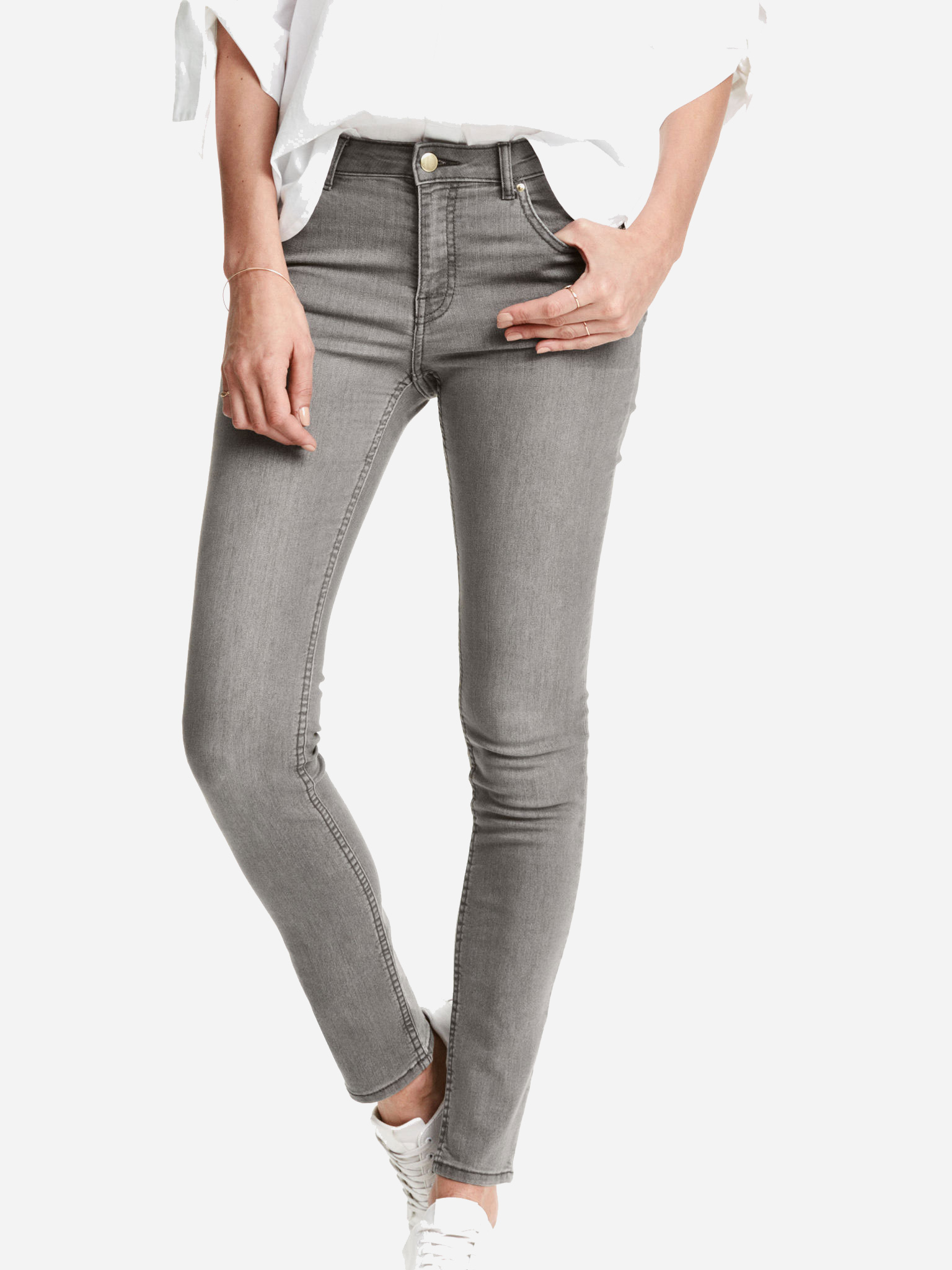 

Джинсы H&M XAZ034289BLFJ 36 Серые