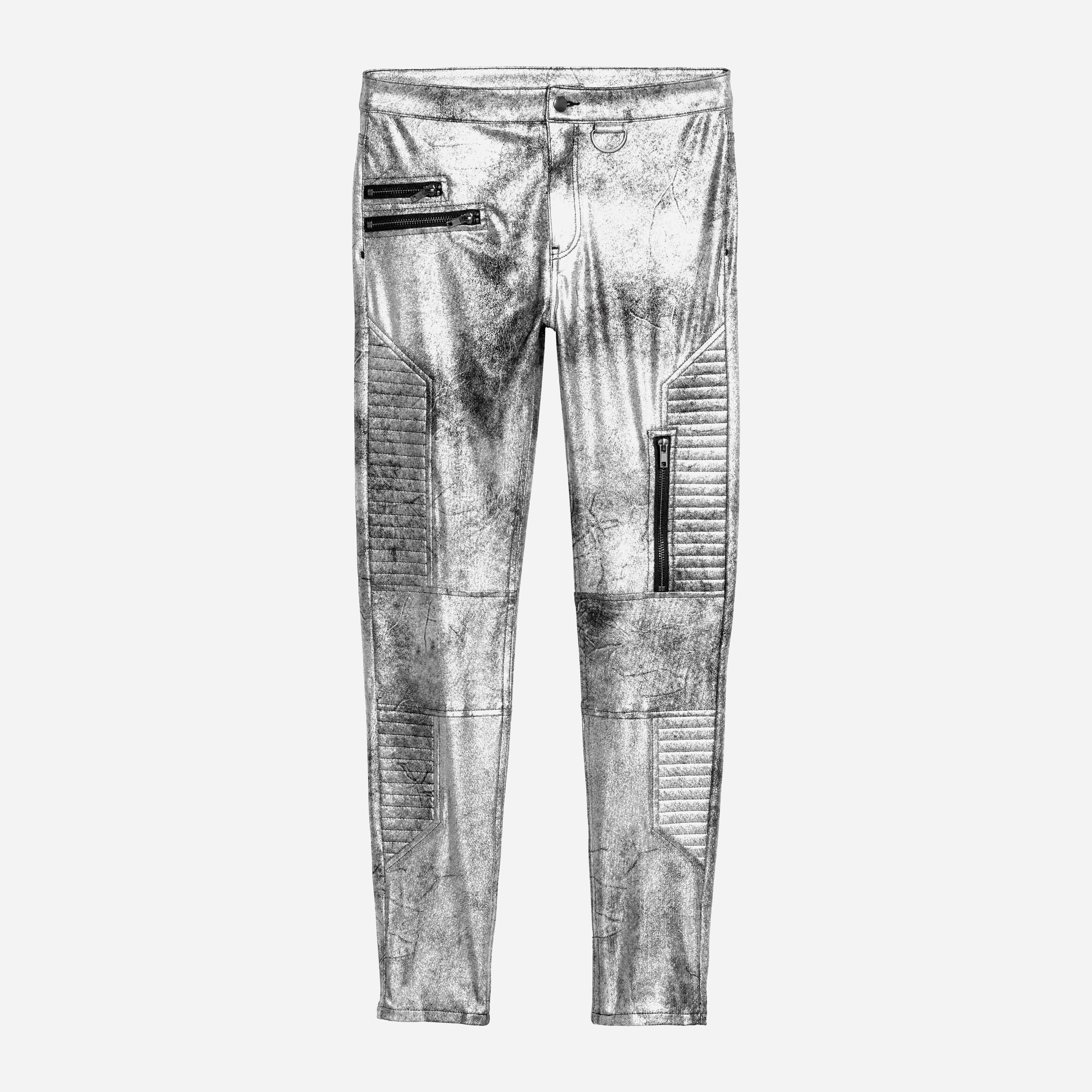 

Джинсы H&M 5438926 42 Серебристые