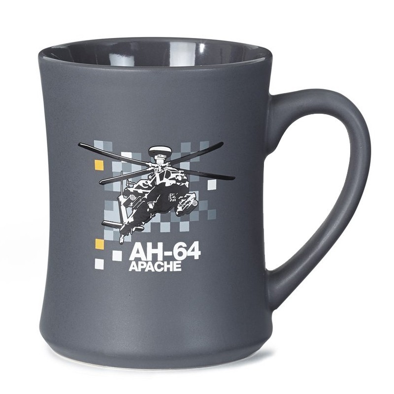 

Чашка Boeing AH-64 Apache Pixel Graphic Mug 450 мл Серая